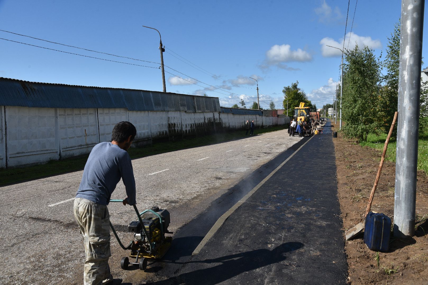 лотошино, ремонт дорог, ремонт тротуара, кировский, благоустройство,