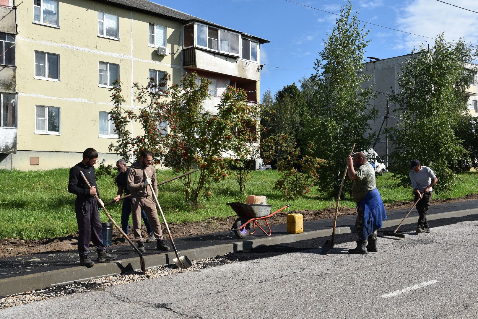 лотошино, ремонт дорог, ремонт тротуара, кировский, благоустройство,