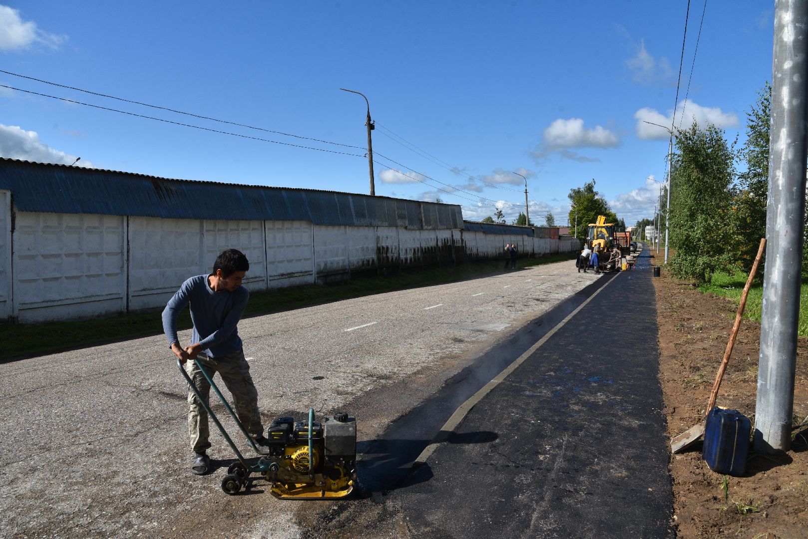 лотошино, ремонт дорог, ремонт тротуара, кировский, благоустройство,