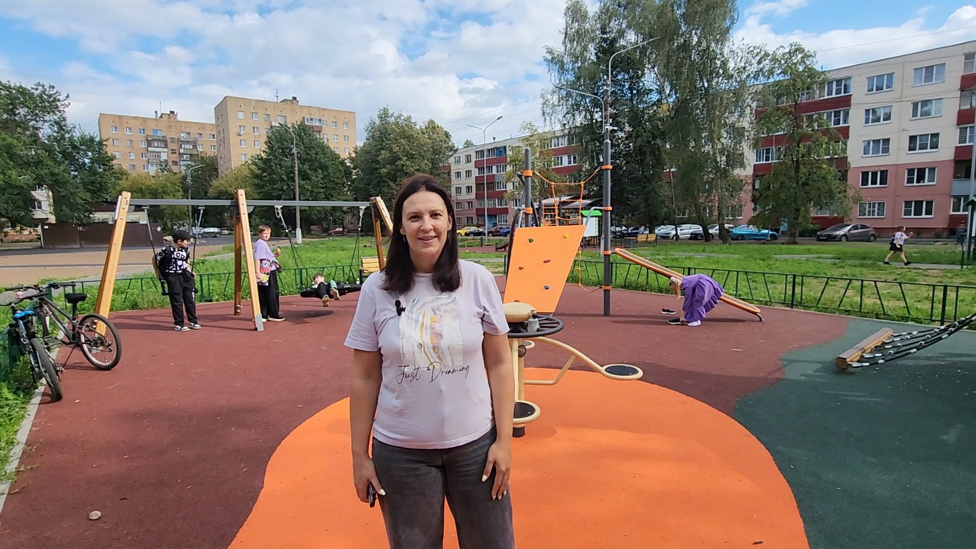 чехов, улица мира, благоустройство двора, установка ограждений, покраска ограды, наружное освещение, уличное освещение, видеокамеры, система безопасный регион, детские площадки, спортивные комплексы, парковки, пешеходные дорожки, госпрограмма московской области, зоны отдыха, формирование комфортной городской среды,