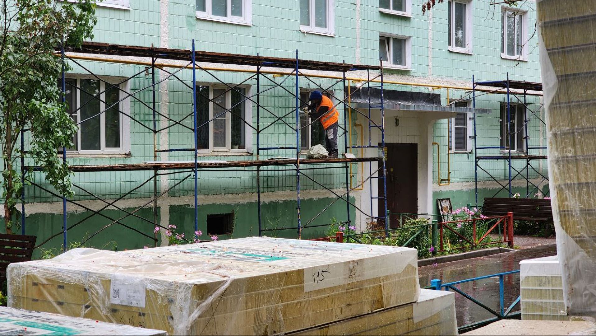 Дмитров, Ремонт фасадов, Поселок Останкино, МинЖКХ, Фонд капремонта,