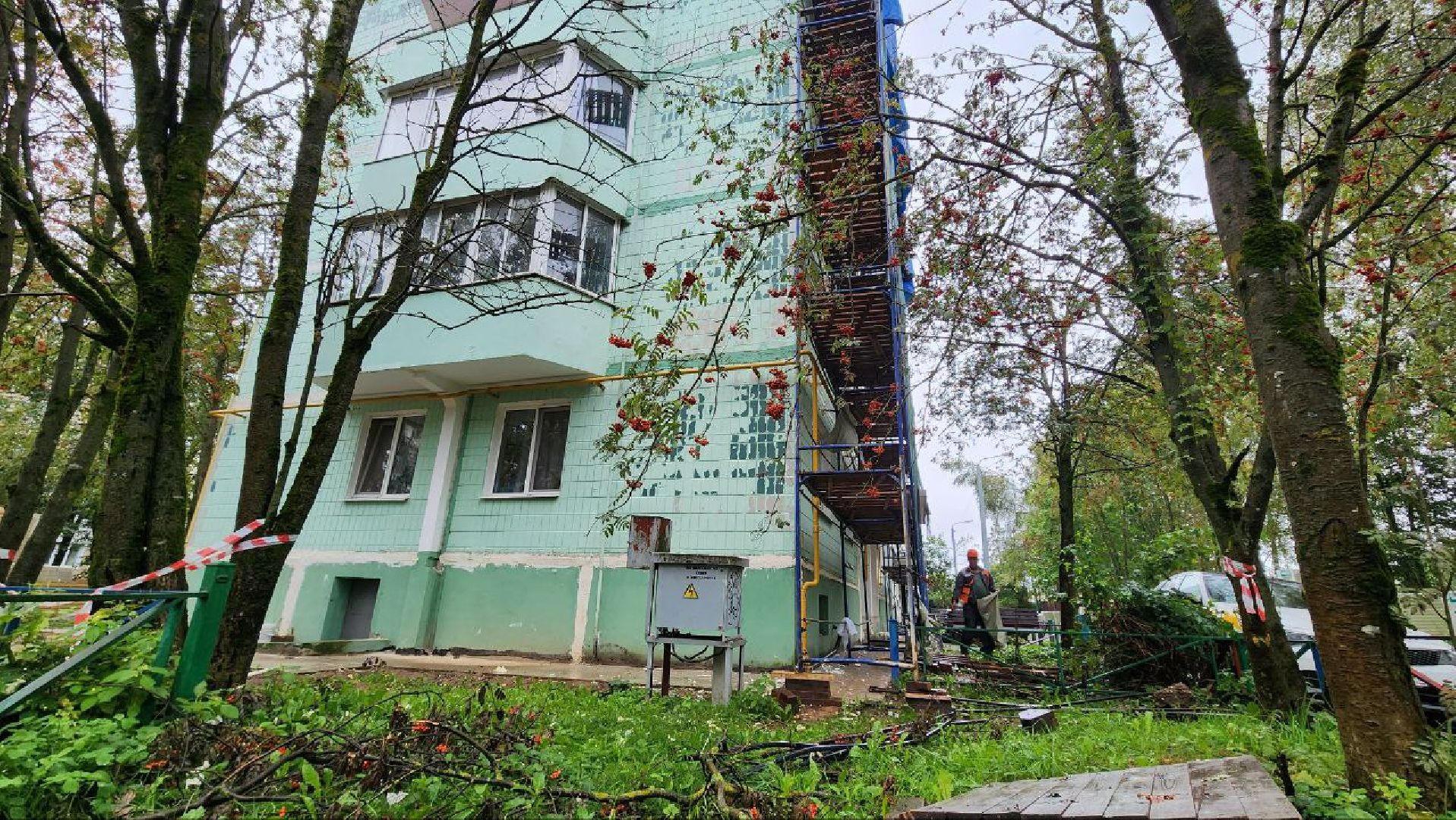 Дмитров, Ремонт фасадов, Поселок Останкино, МинЖКХ, Фонд капремонта,