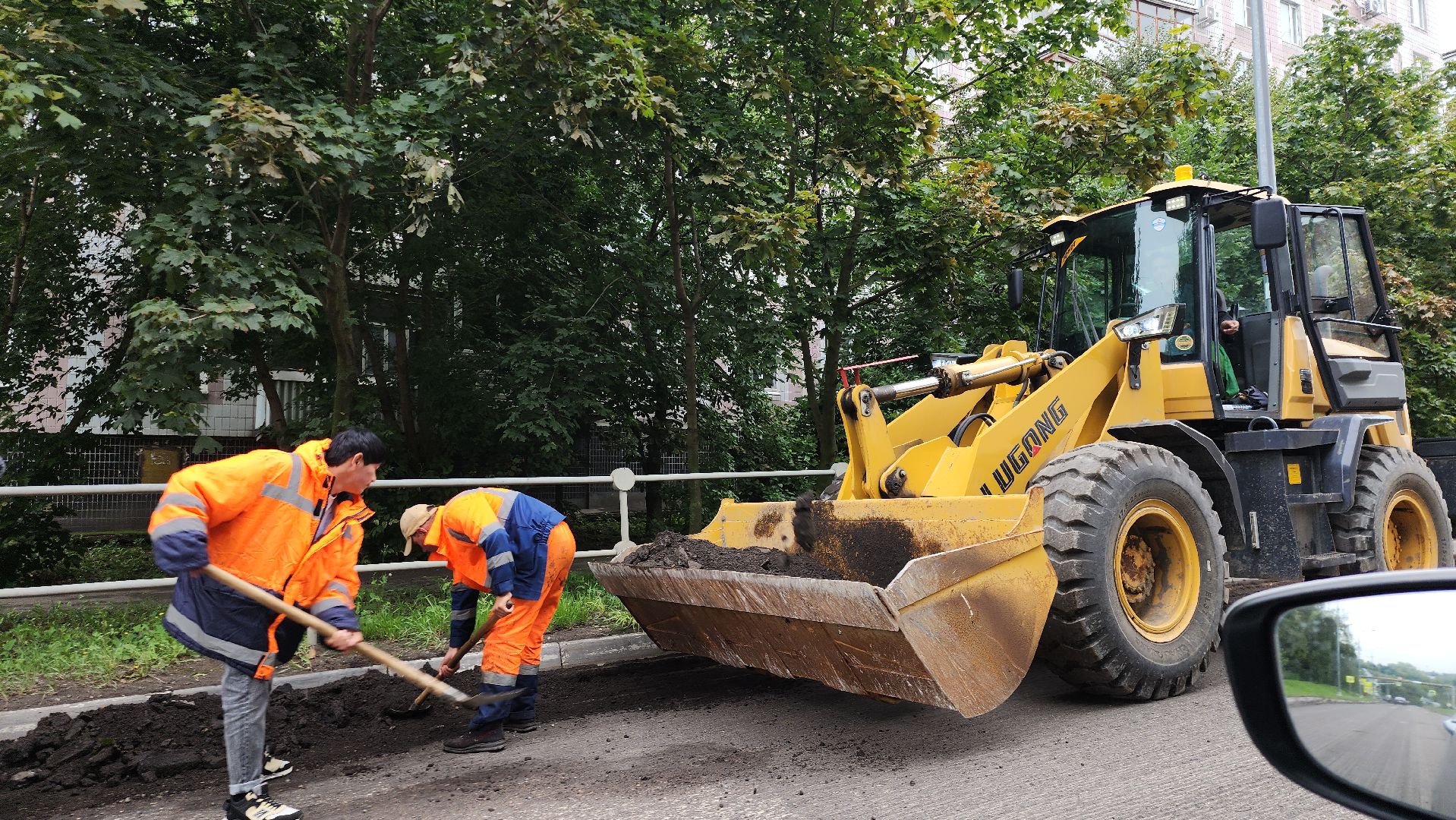 серпухов, подмосковье, ремонт дороги,