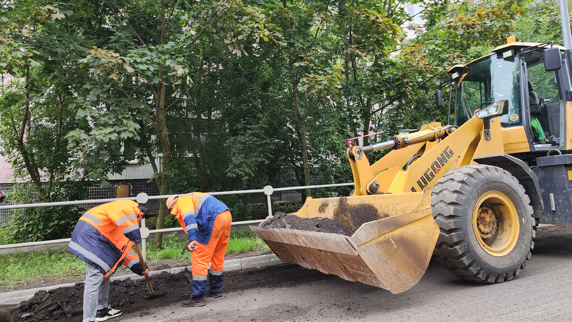 серпухов, подмосковье, ремонт дороги,