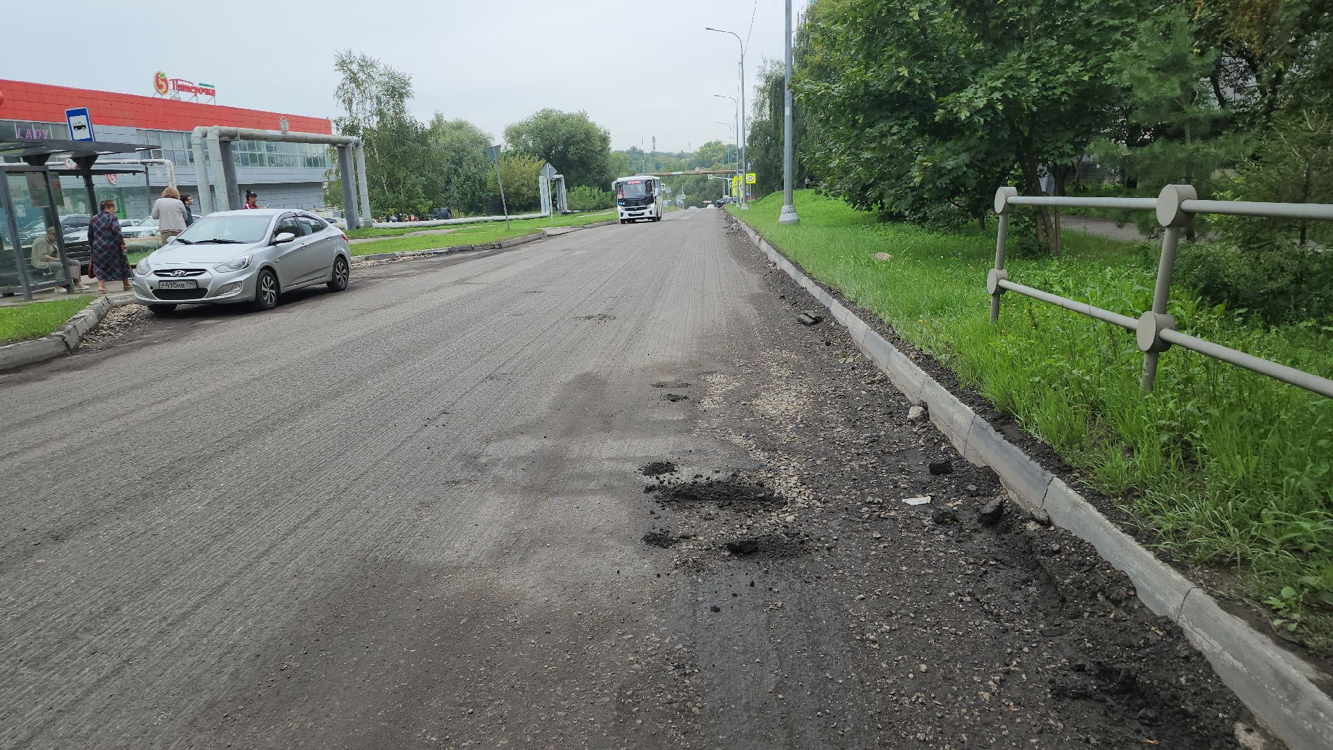 серпухов, подмосковье, ремонт дороги,