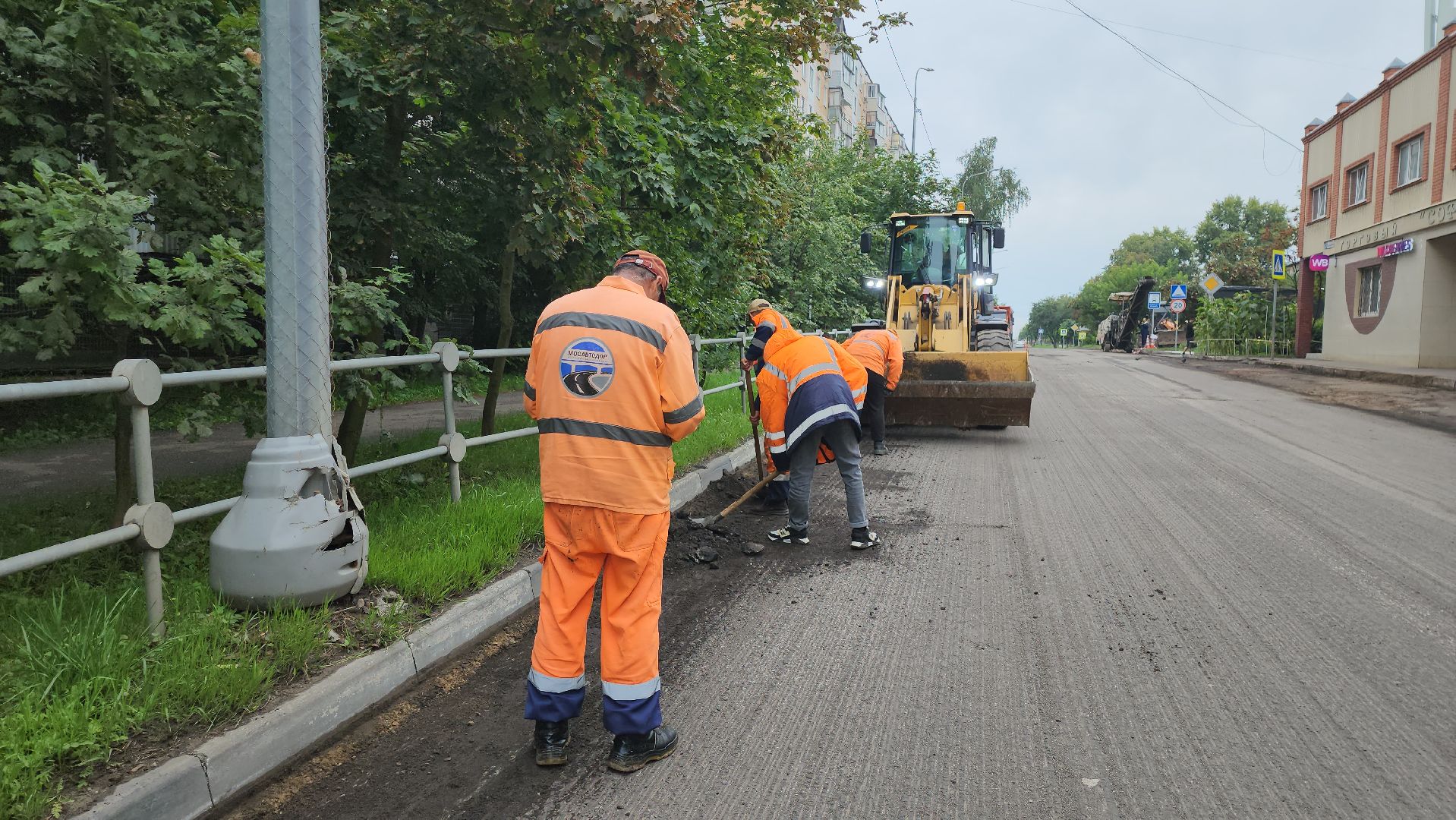серпухов, подмосковье, ремонт дороги,