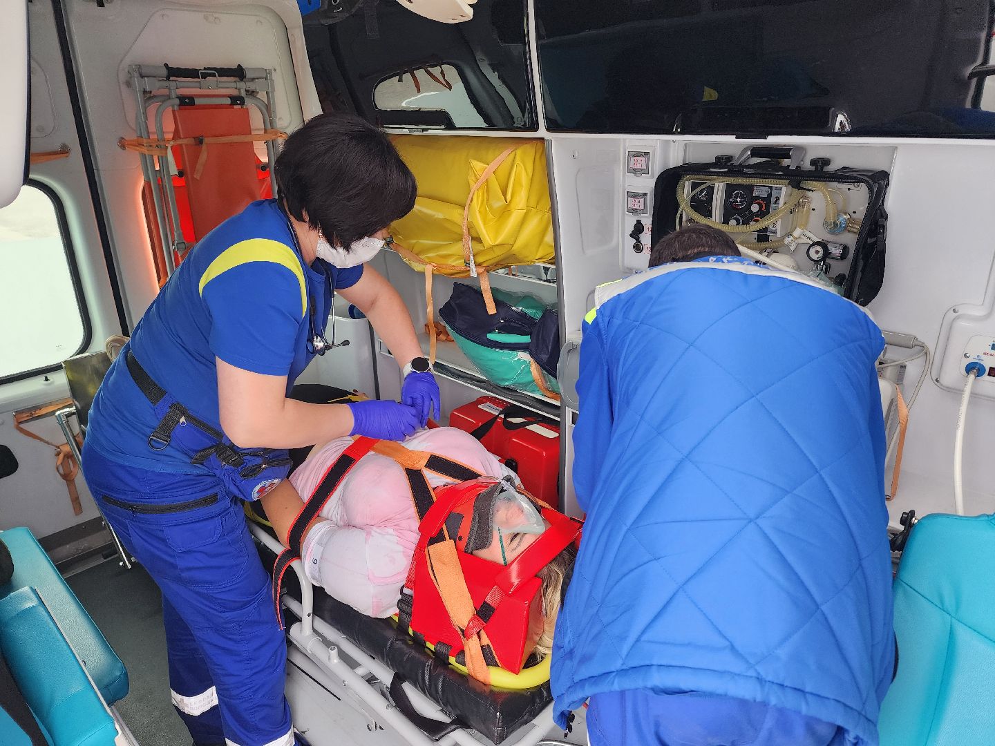 дубна, моссмп, учения спасателей, скорая помощь, дтп,