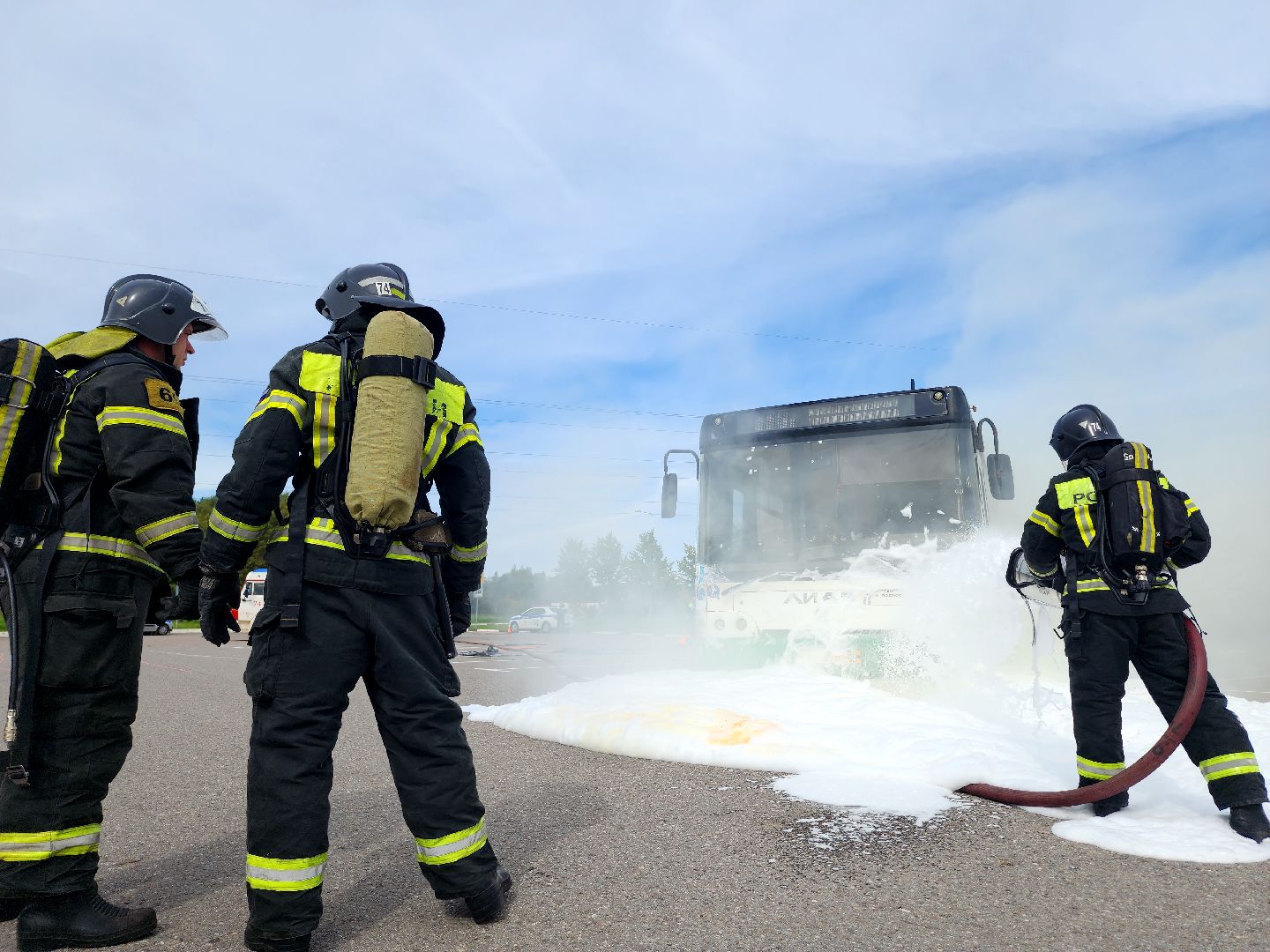дубна, моссмп, учения спасателей, скорая помощь, дтп,