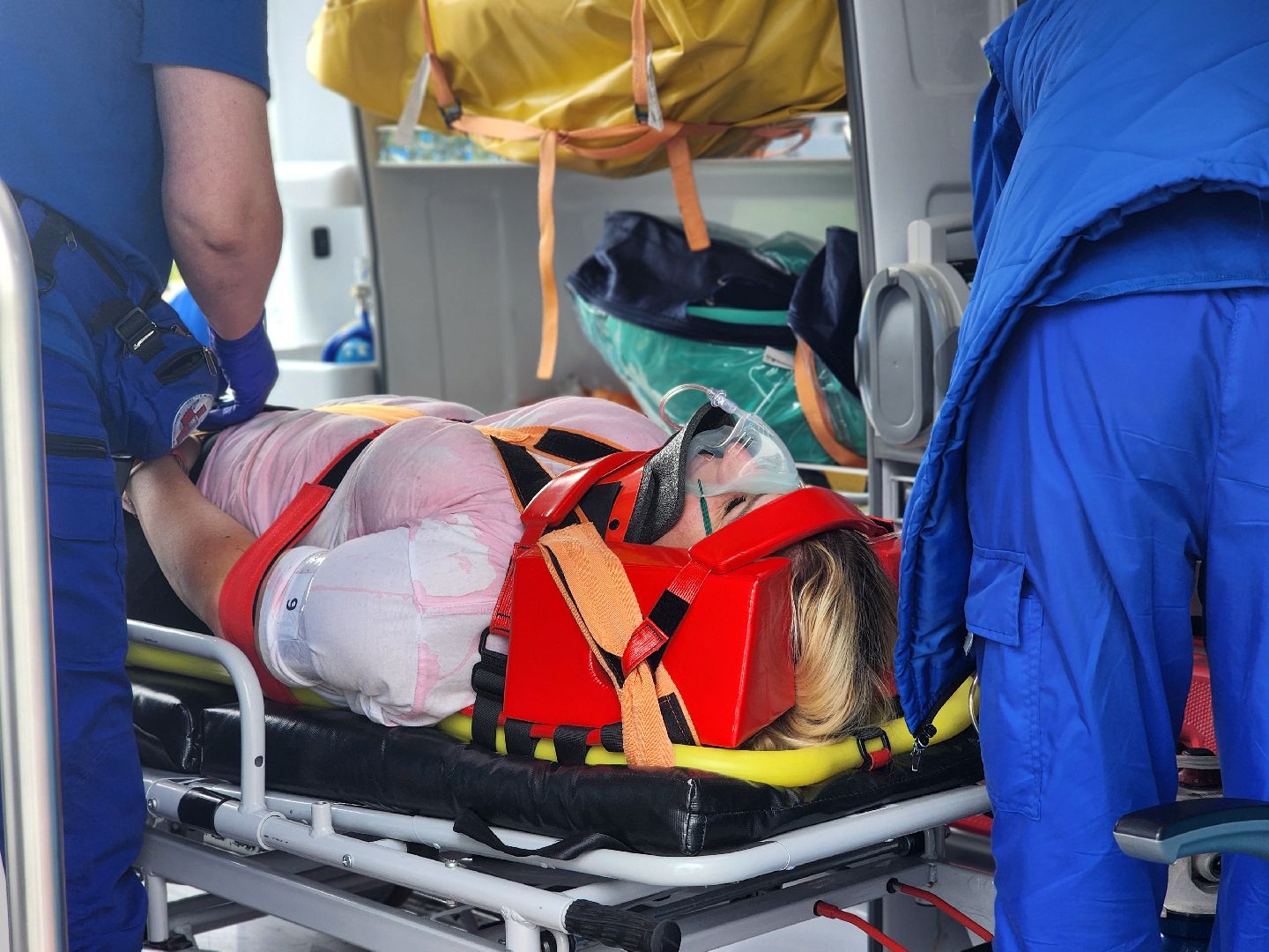 дубна, моссмп, учения спасателей, скорая помощь, дтп,