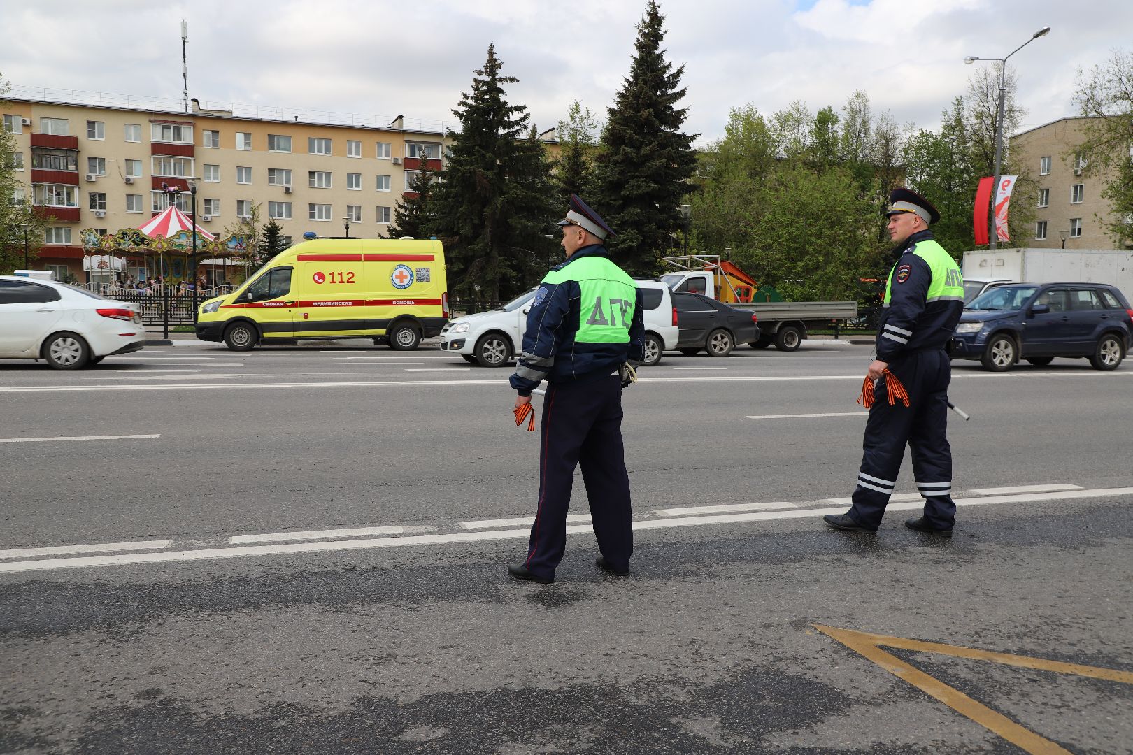 ГИБДД, Георгиевская лента, Домодедово