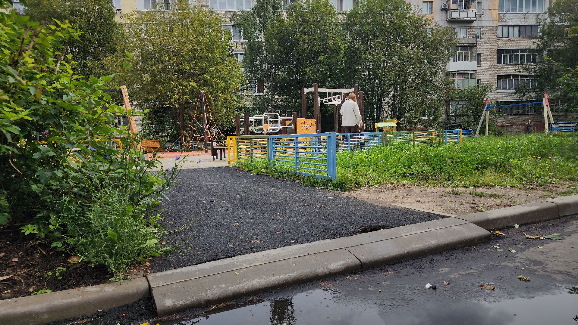 благоустройство , двор, комплексное благоустройство двора, фрязино,