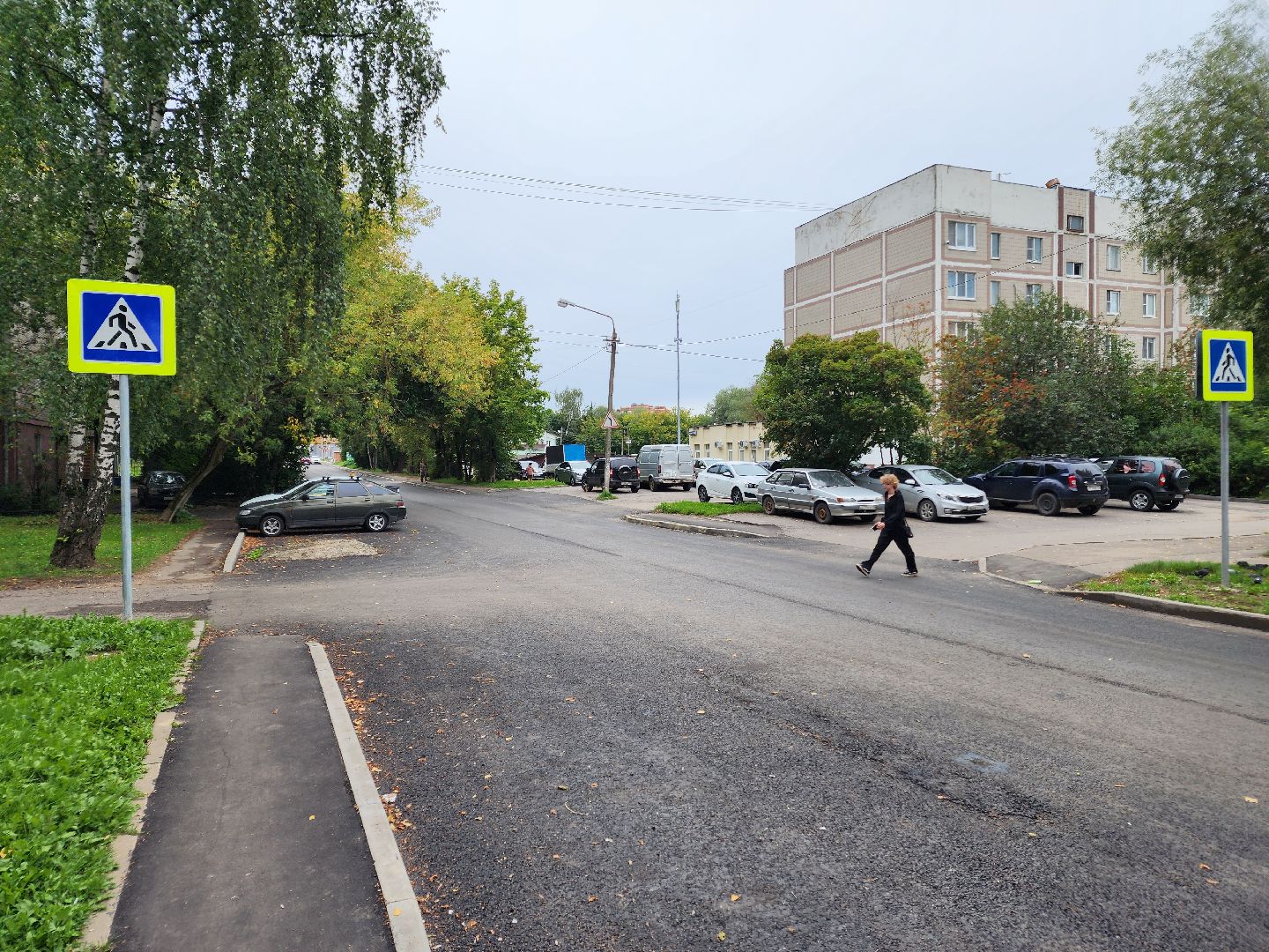чехов, улица ильича, дорожный ремонт, капремонт дороги, замена покрытия, новые бордюры, разметка, дорожные знаки, пешеходные переходы, госпрограмма московской области, развитие дорожного комплекса, тротуары,