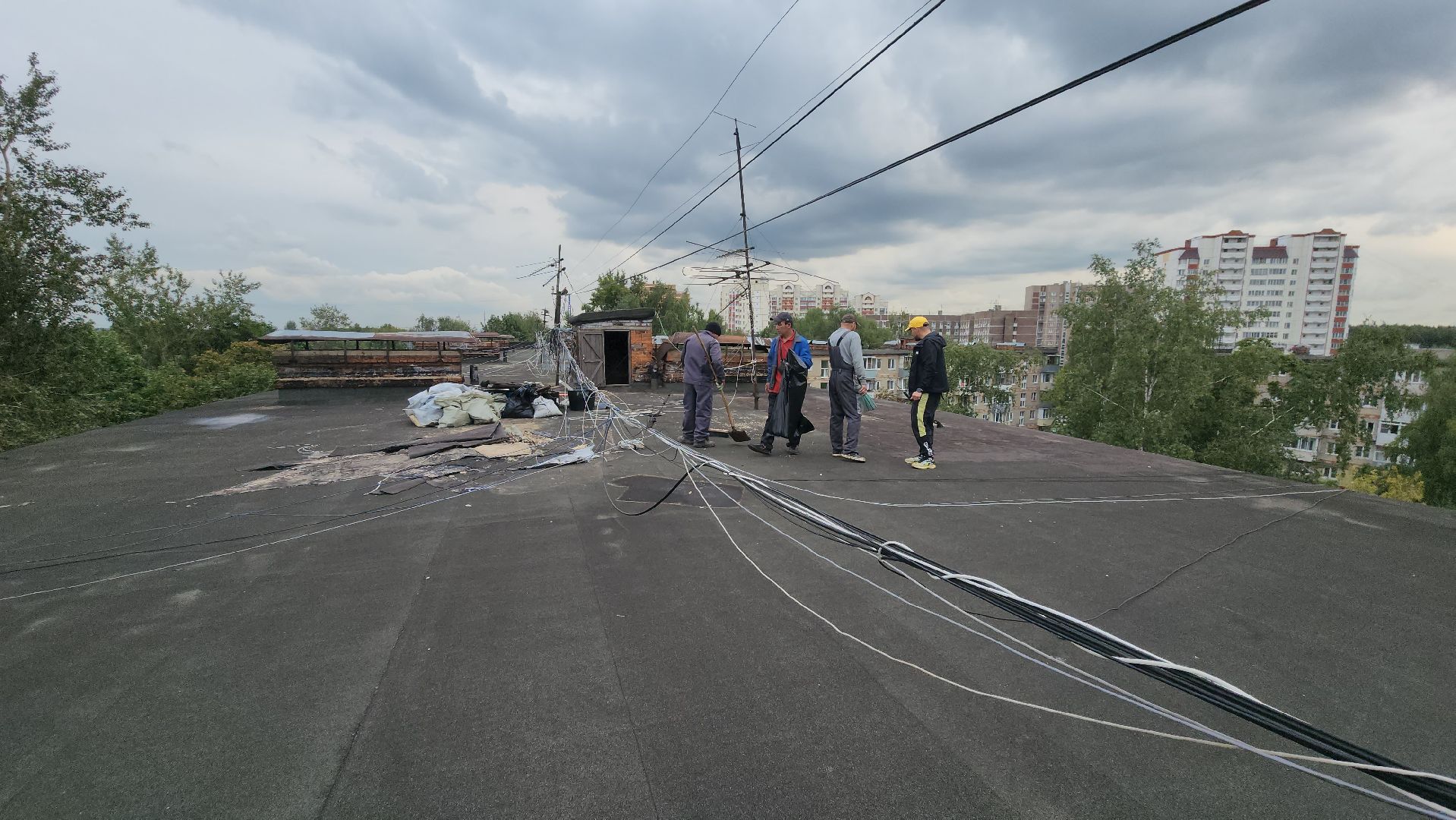 Лобня , ремонт кровли мкд, Ремонт крыши,