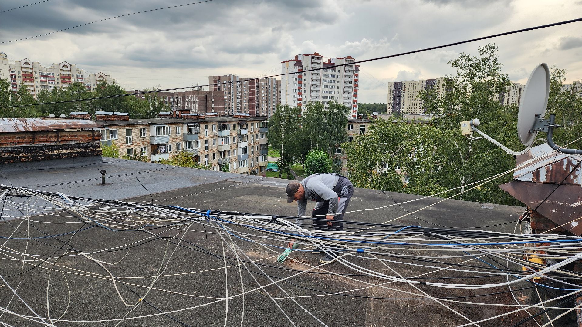 Лобня , ремонт кровли мкд, Ремонт крыши,