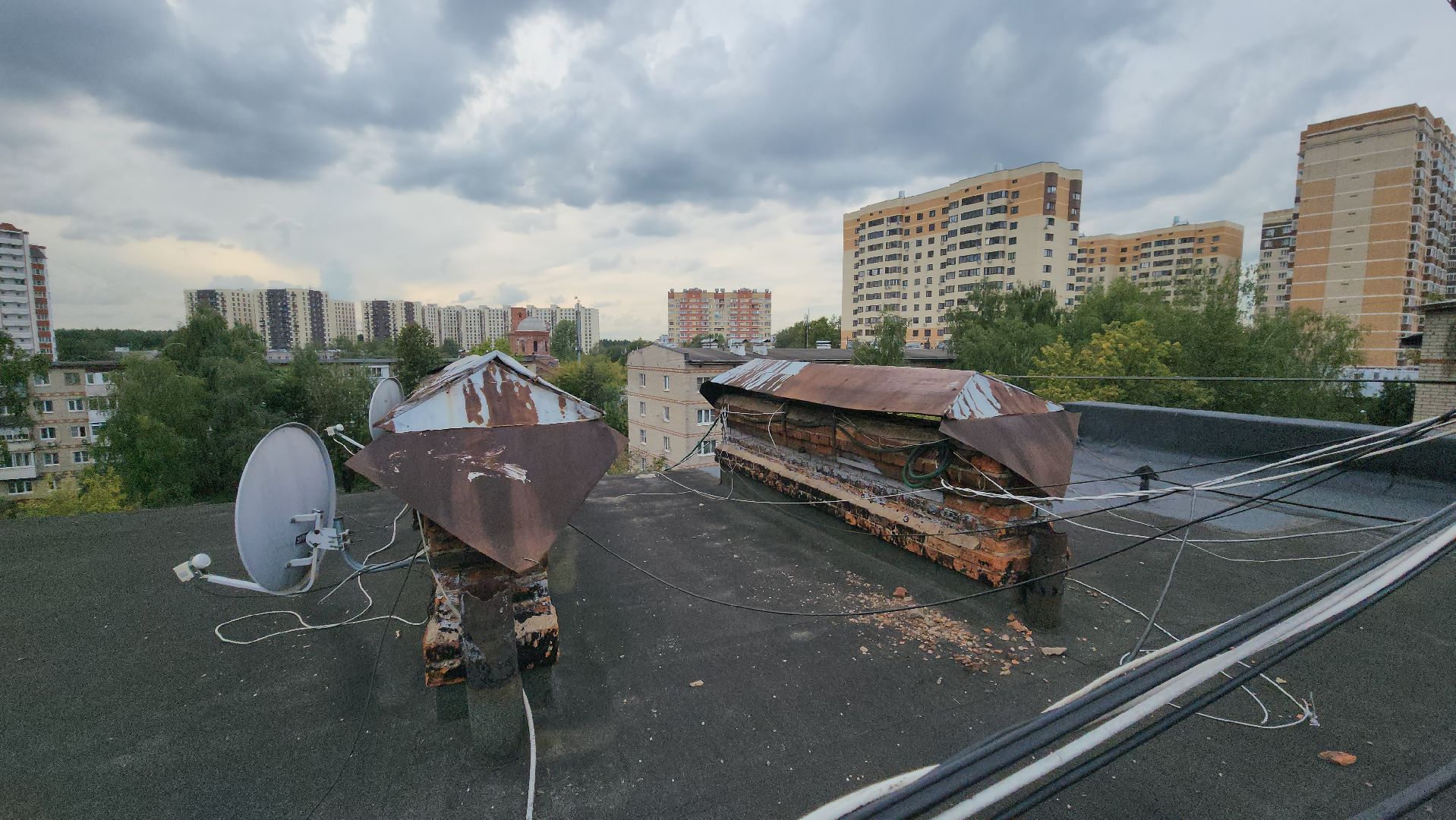 Лобня , ремонт кровли мкд, Ремонт крыши,