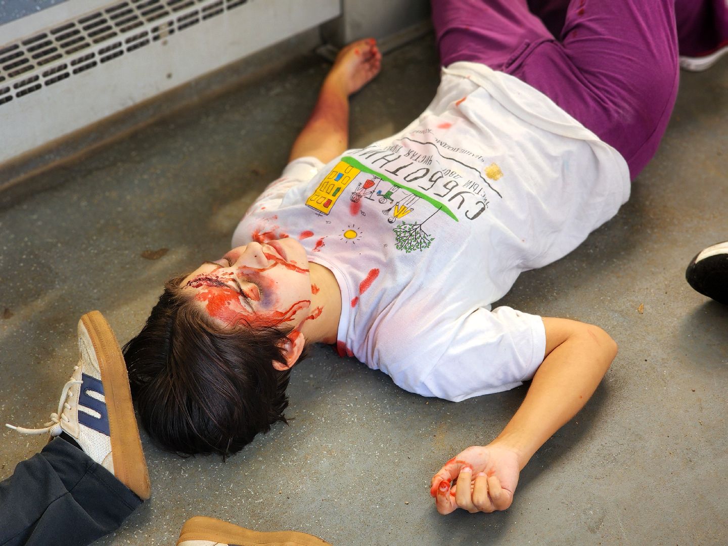 дубна, моссмп, скорая помощь, учения, волонтеры,