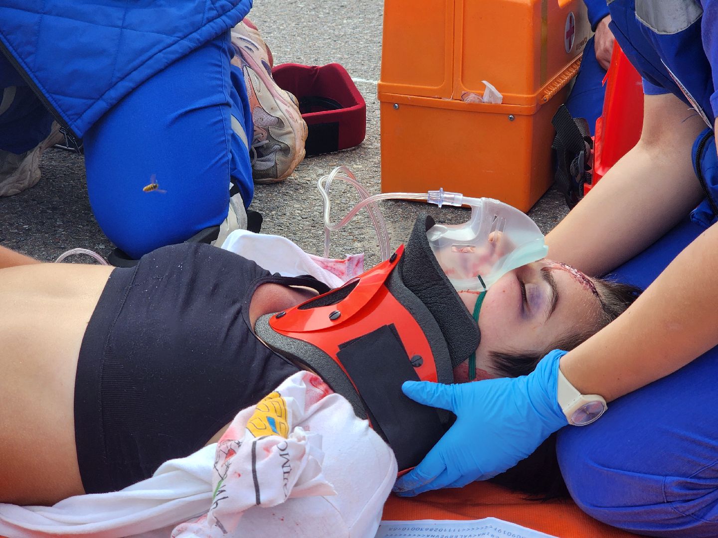 дубна, моссмп, скорая помощь, учения, волонтеры,