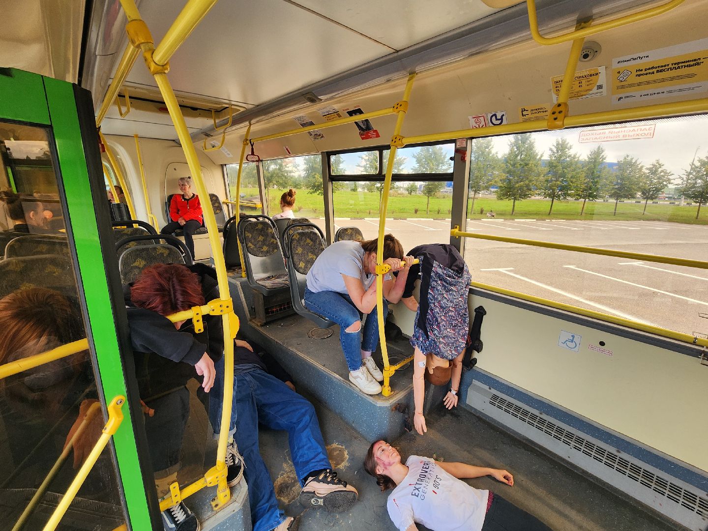 дубна, моссмп, скорая помощь, учения, волонтеры,