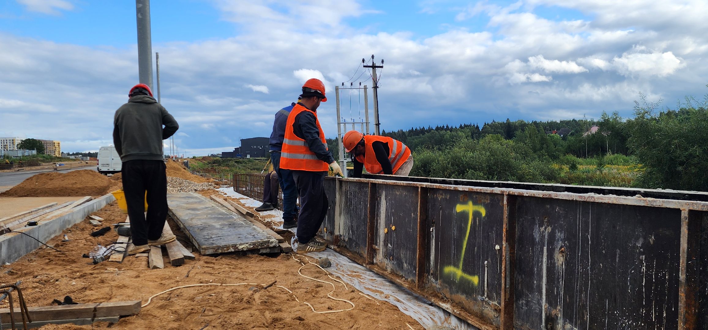 Химки, Строительство , Дороги, Переход ,