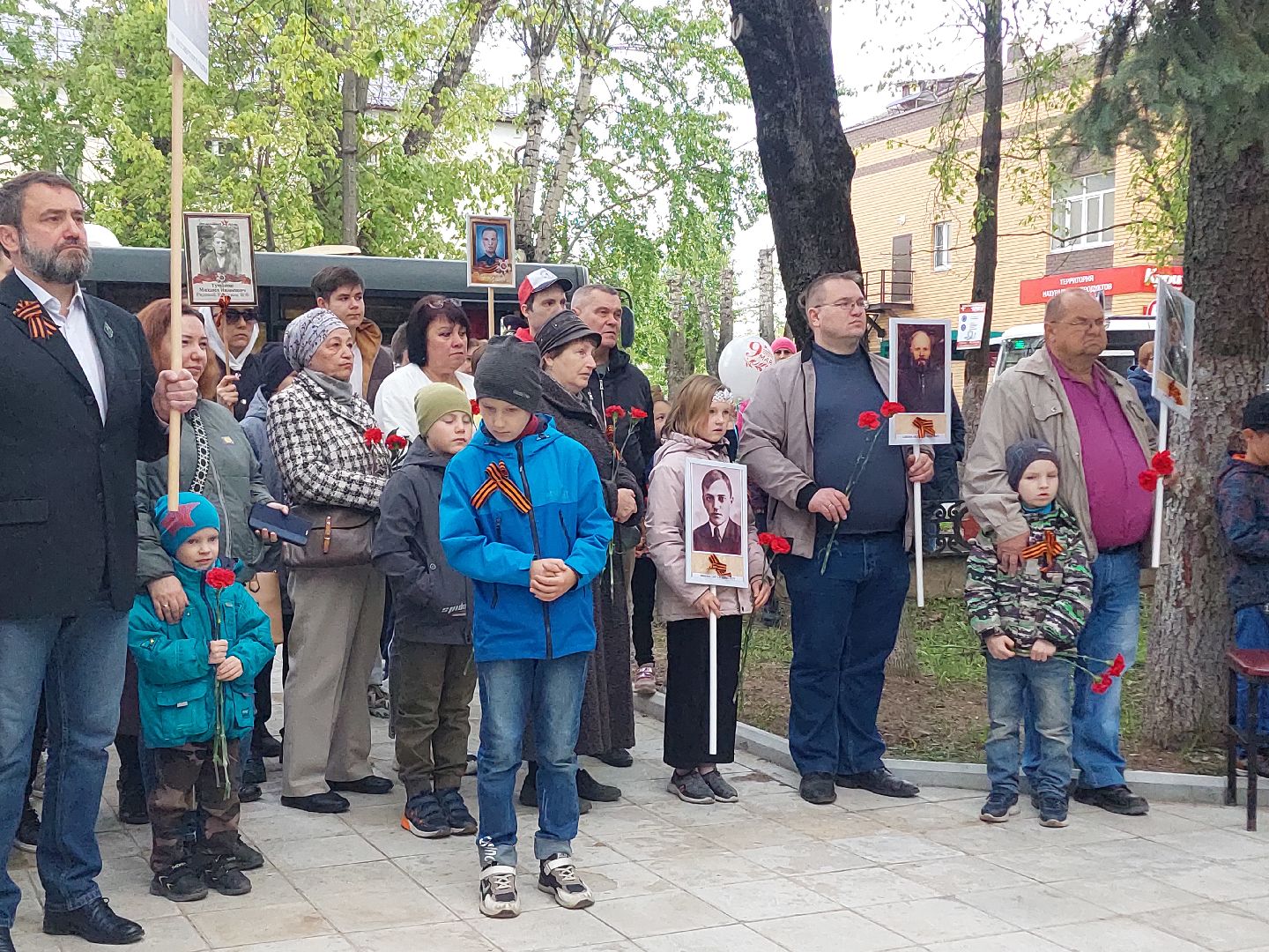 День Победы, жители, память, портреты героев