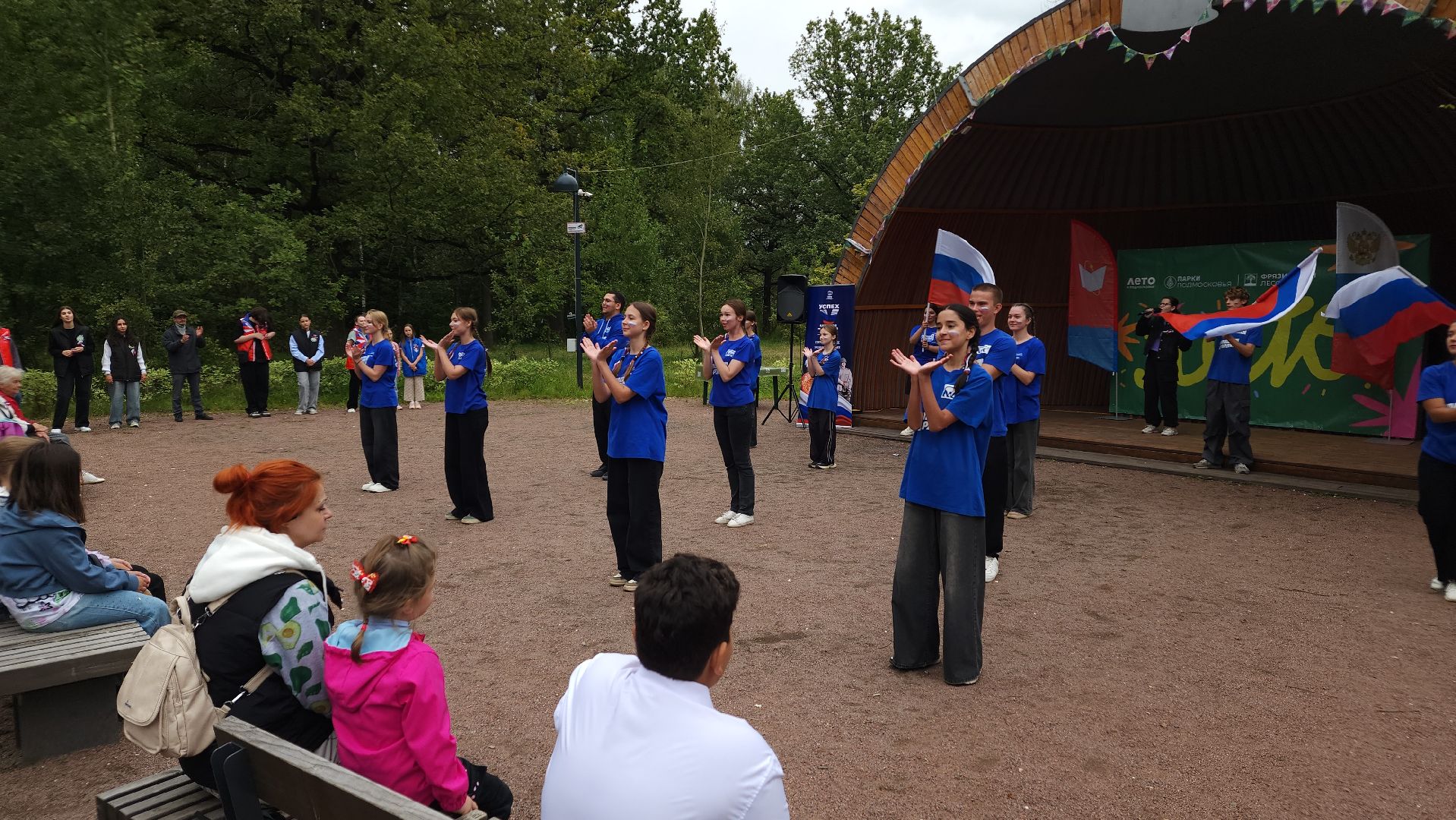 день государственного флага, флаг россии, фрязино,