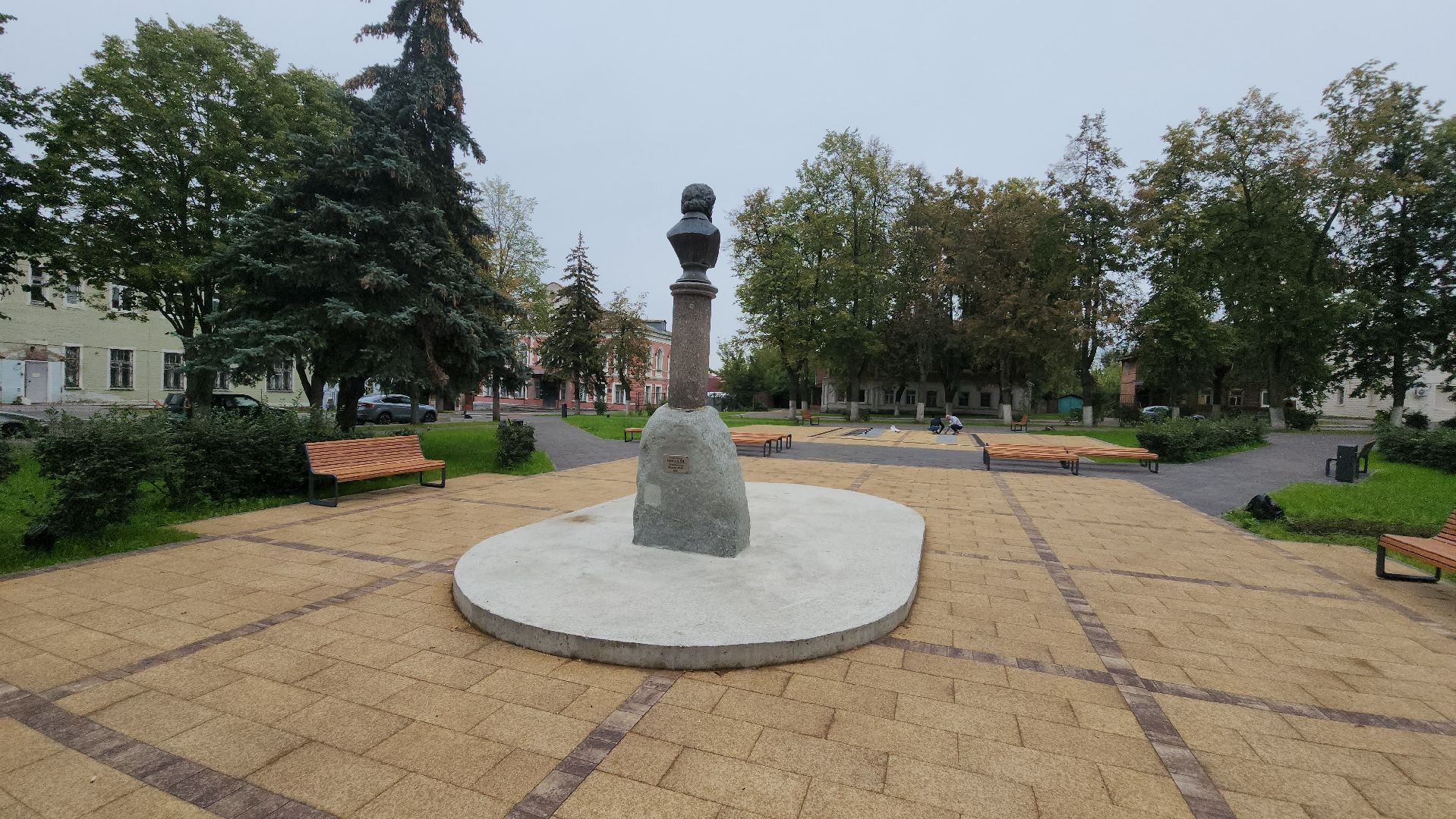 кашира, сухой фонтан, благоустройство, сквер пушкина, комфортная городская среда, пуско-наладочные работы,