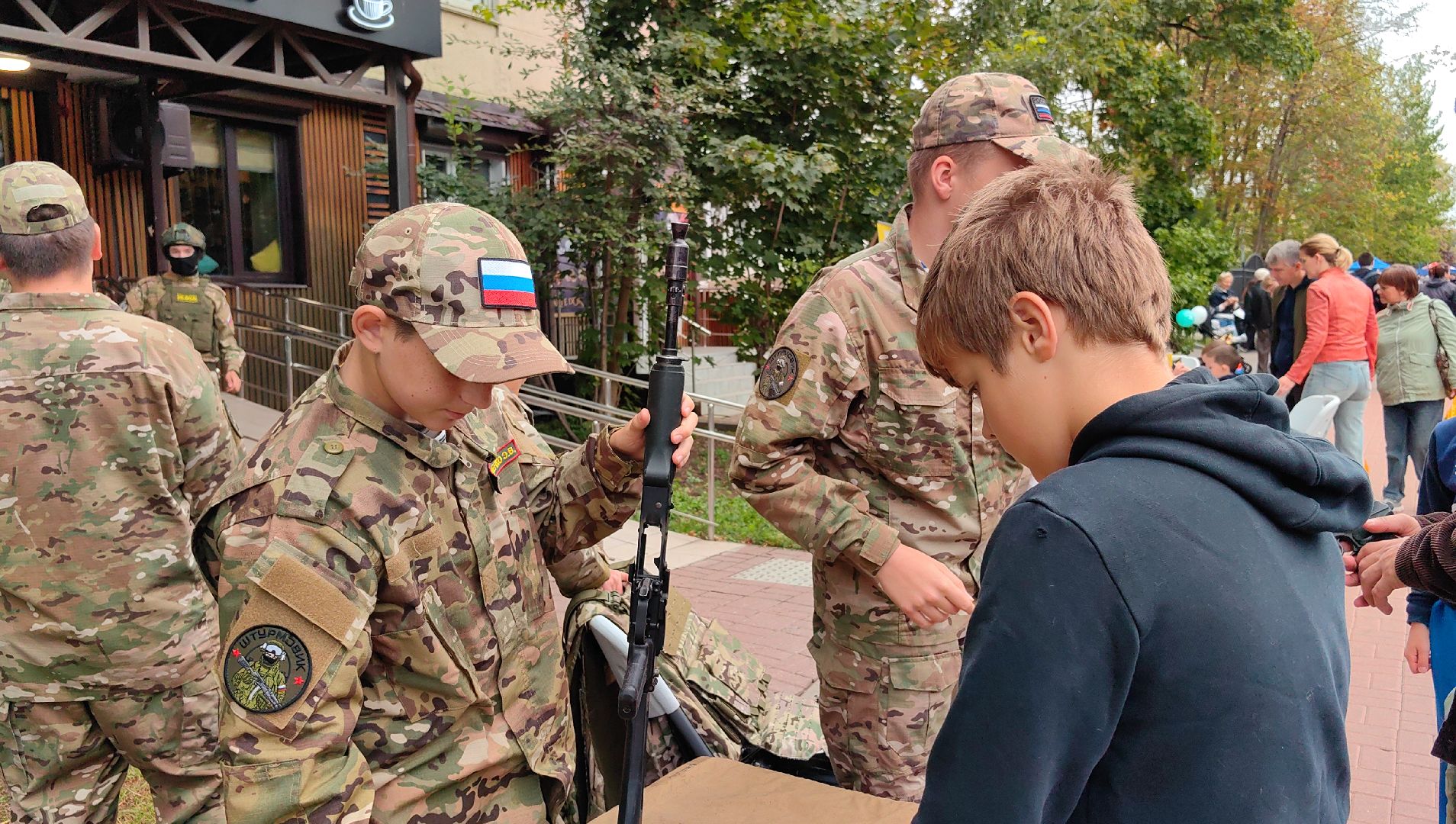 автомат, оружие, день города, сборка, винтовка,