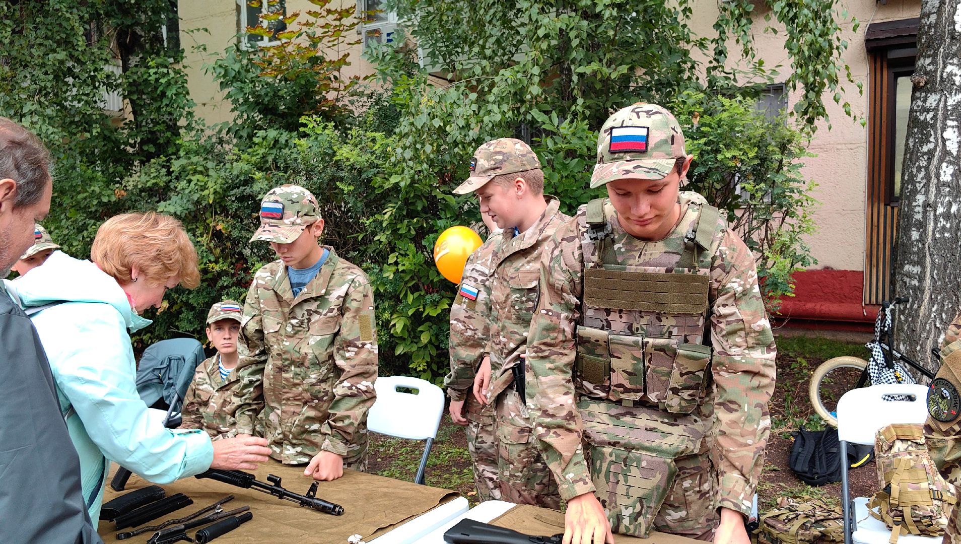 автомат, оружие, день города, сборка, винтовка,