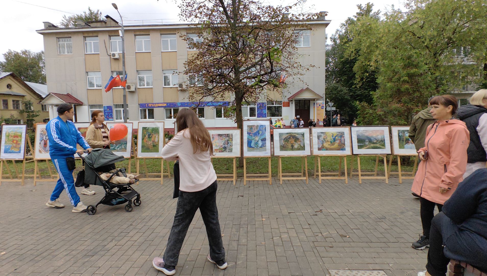 картина, выставка, живопись, графика, школа, день города,