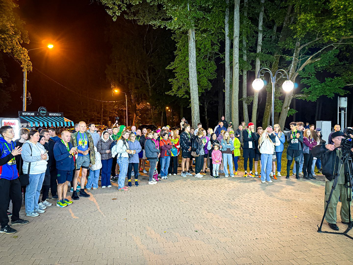 клин, общество, ночной забег, спорт, подмосковье,