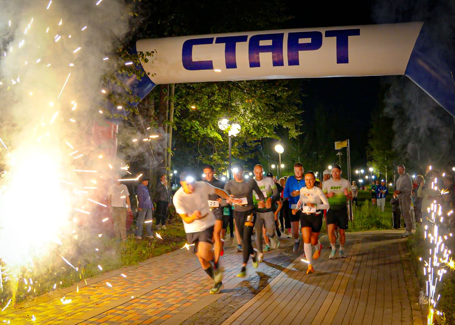 клин, общество, ночной забег, спорт, подмосковье,