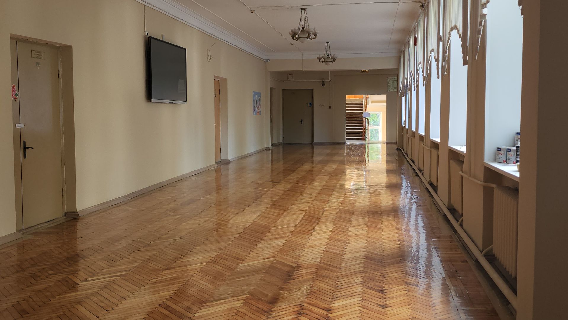 люберцы, лицей 4 в Люберцах, 1 сентября, ремонт фасада, ремонт крыши,