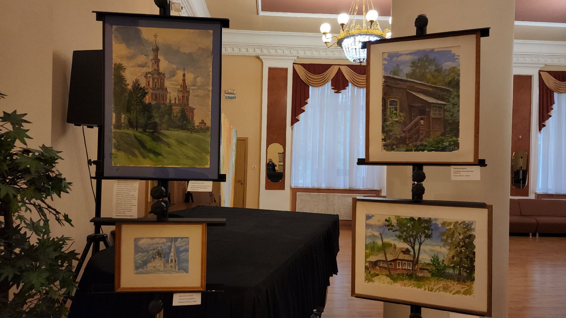 вертикалки, пушкино, художественная выставка, юбилей города, живопись, картины, изо-студия, изобразительное искусство, история, культура, архитектура, пушкинский, художники,история города,