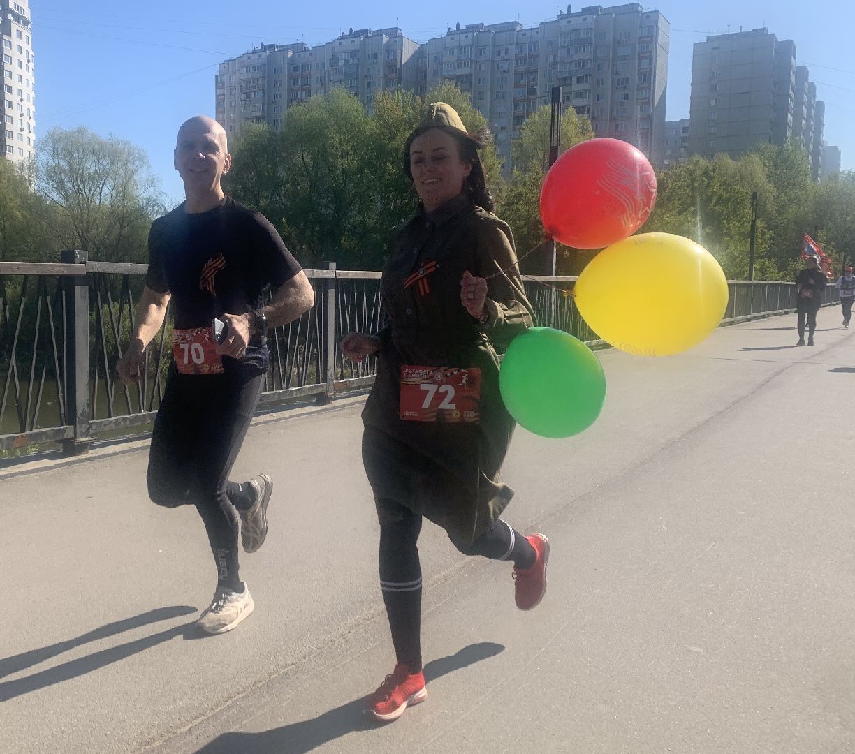 Балашиха, Подмосковье, День Победы, спорт, забег, Эстафета памяти