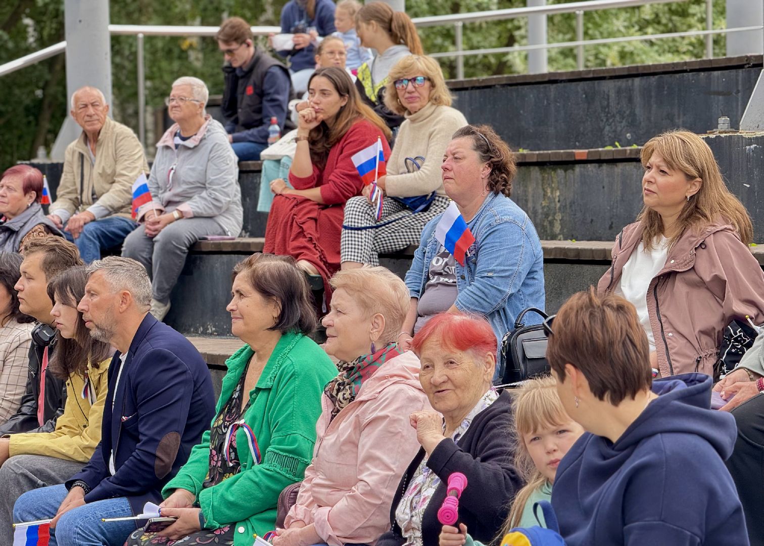 концерт,  флаг, россия,