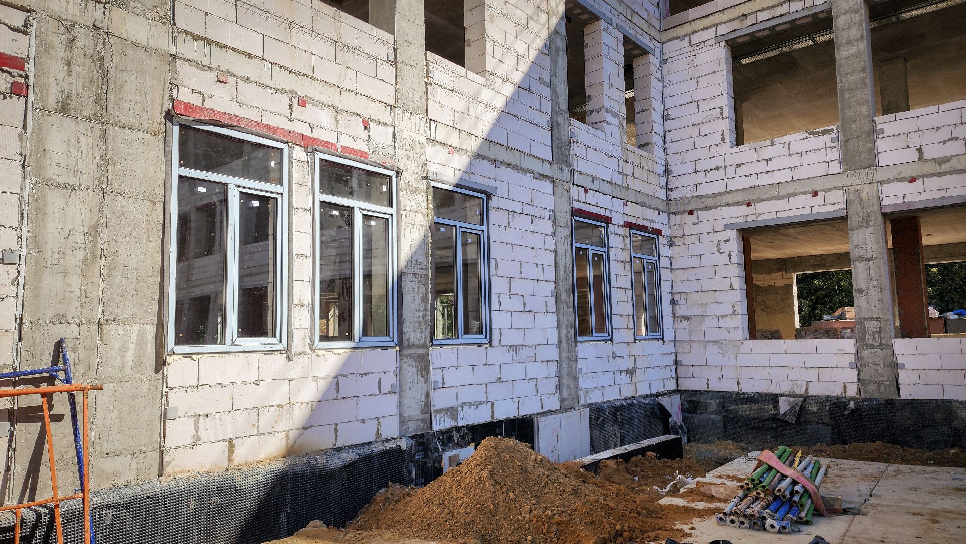 бронницы , строительство пристройки к лицею, строительство корпуса к лицею , строительство пристройки к лицею в бронницах,