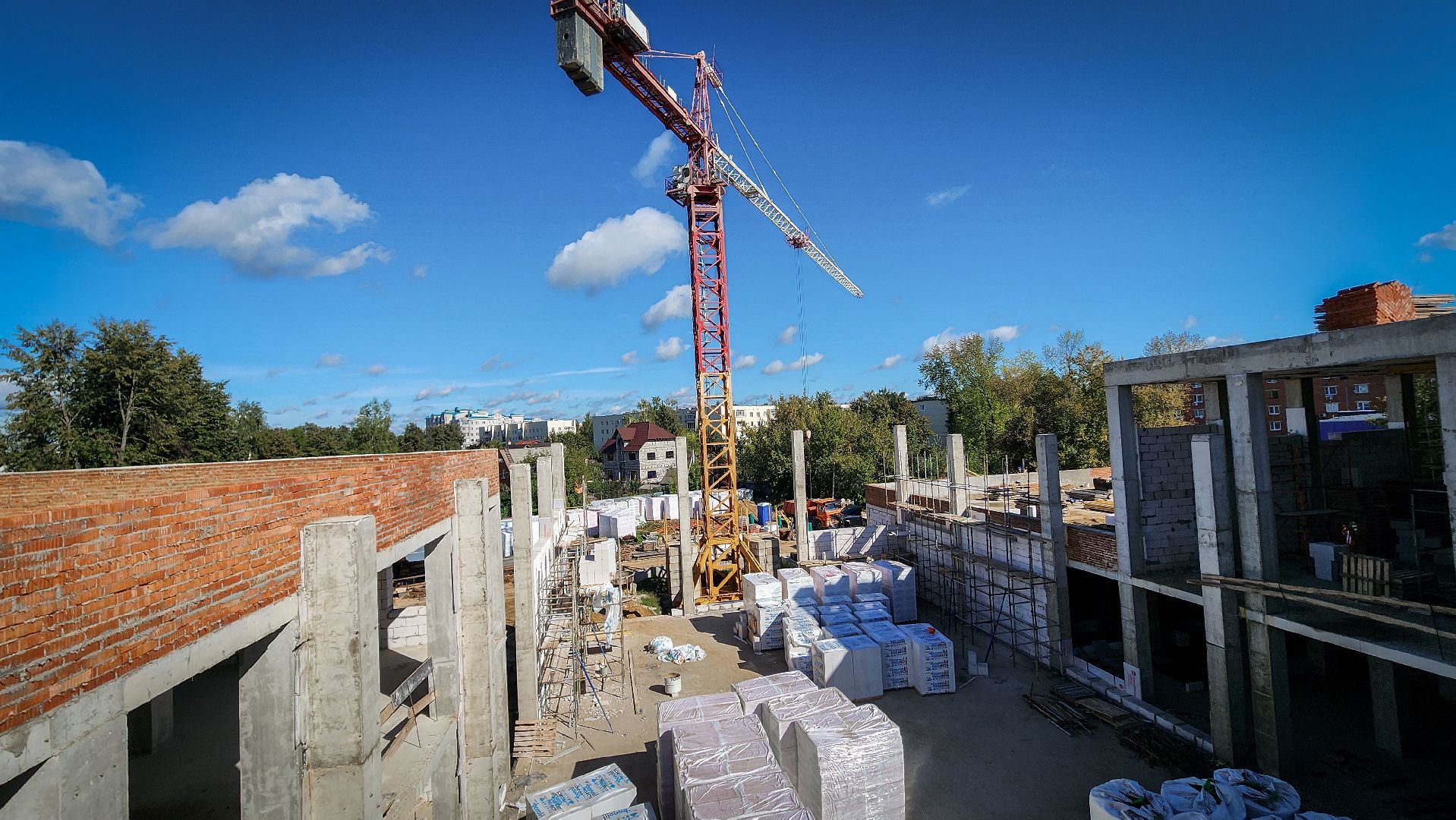 бронницы , строительство пристройки к лицею, строительство корпуса к лицею , строительство пристройки к лицею в бронницах,