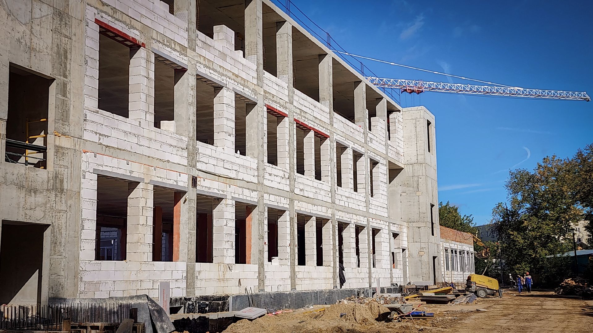 бронницы , строительство пристройки к лицею, строительство корпуса к лицею , строительство пристройки к лицею в бронницах,