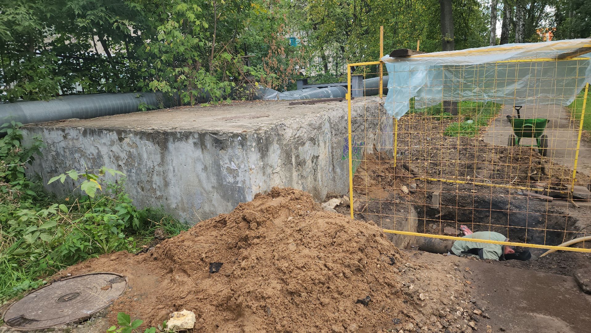 вертикалки, ивантеевка, замена труб, гвс, горячее водоснабжение, ремонт, участок, аварийная бригада, жкх,
