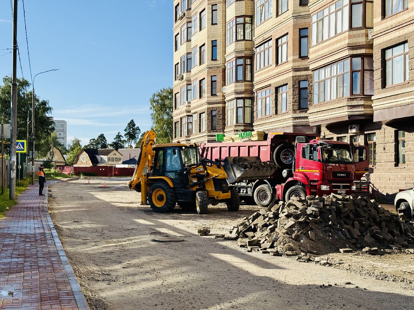 раменское, строительство дороги, ремонт дороги, губернаторская программа,