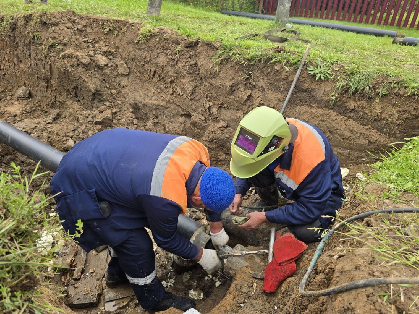 можайск, можайский муниципальный округ, подмосковье, жкх, теплотрасса, замена аварийного участка, капремонт, отопительный сезон, мособлтепло,