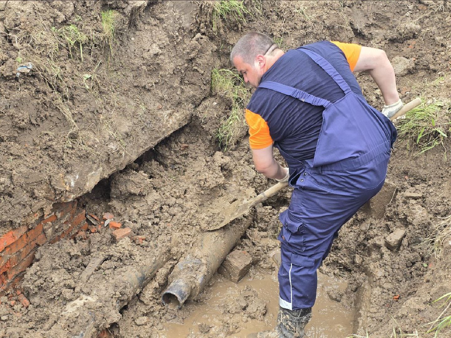 можайск, можайский муниципальный округ, подмосковье, жкх, теплотрасса, замена аварийного участка, капремонт, отопительный сезон, мособлтепло,