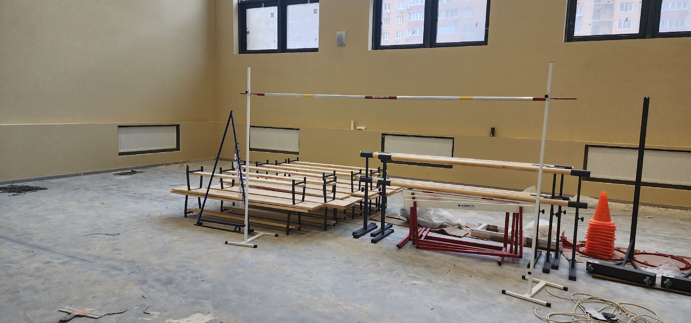 долгопрудный, школа на 550 мест, строительство, школьная библиотека, спортивная площадка, спортзал, актовый зал,