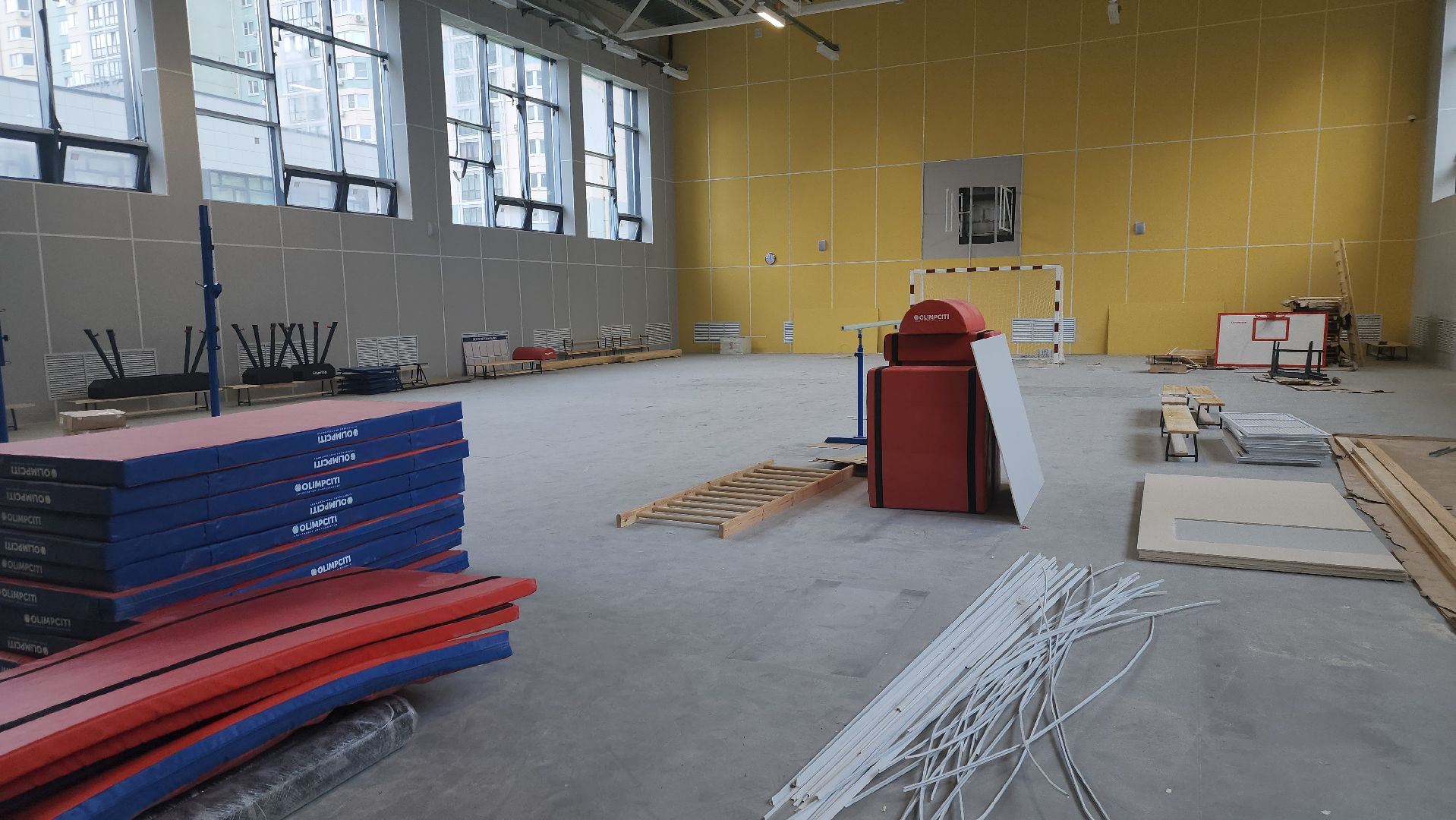 долгопрудный, школа на 550 мест, строительство, школьная библиотека, спортивная площадка, спортзал, актовый зал,