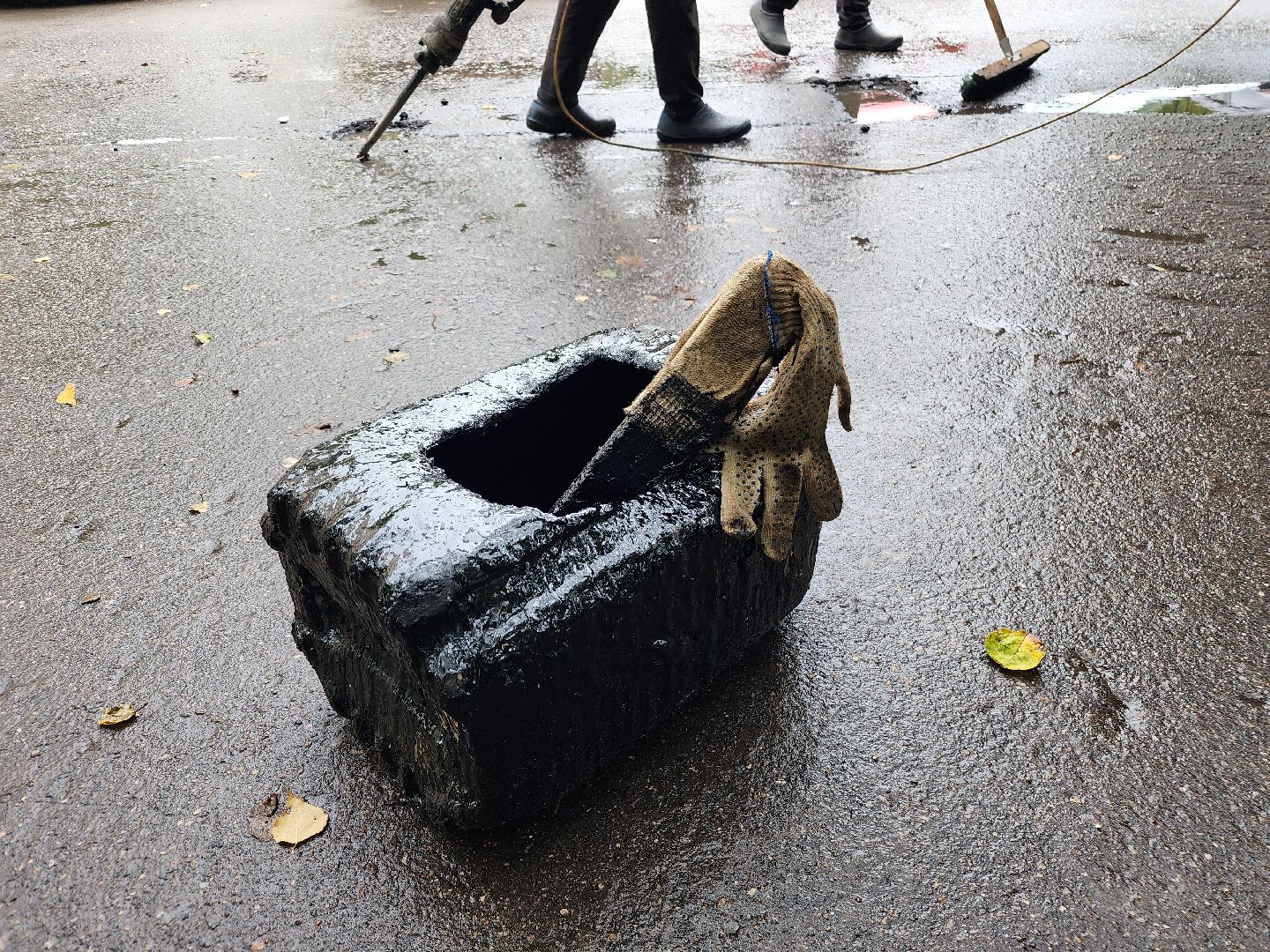 фрязино, ремонт дорог, ямочный ремонт,