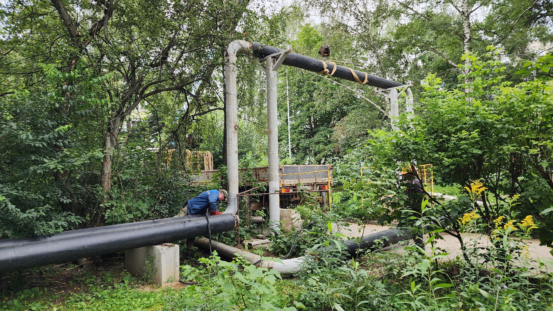 жкх, теплоснабжение, капремонт теплотрассы, лосино-петровский,