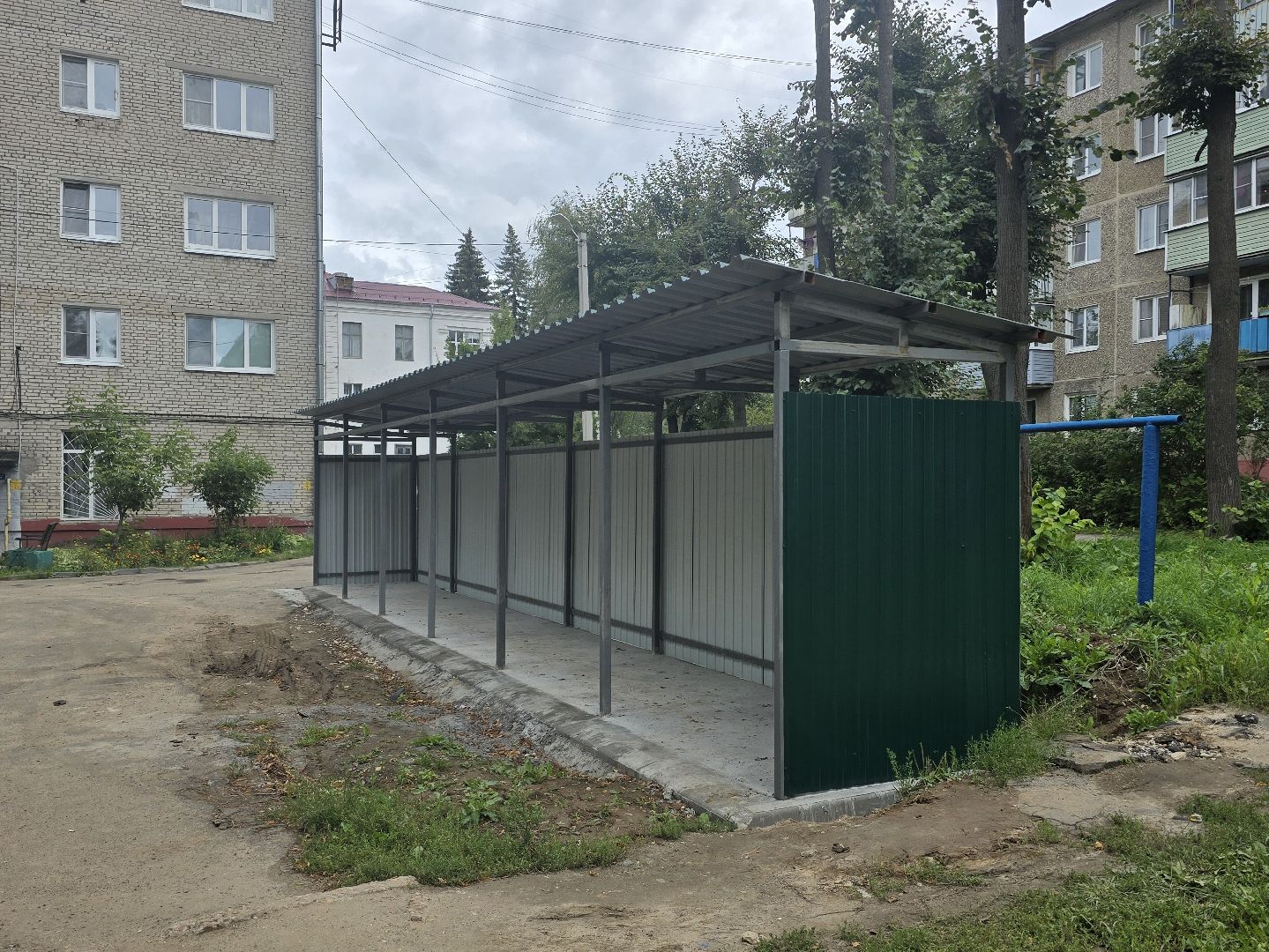 Коломна , модернизация контейнерных площадок,