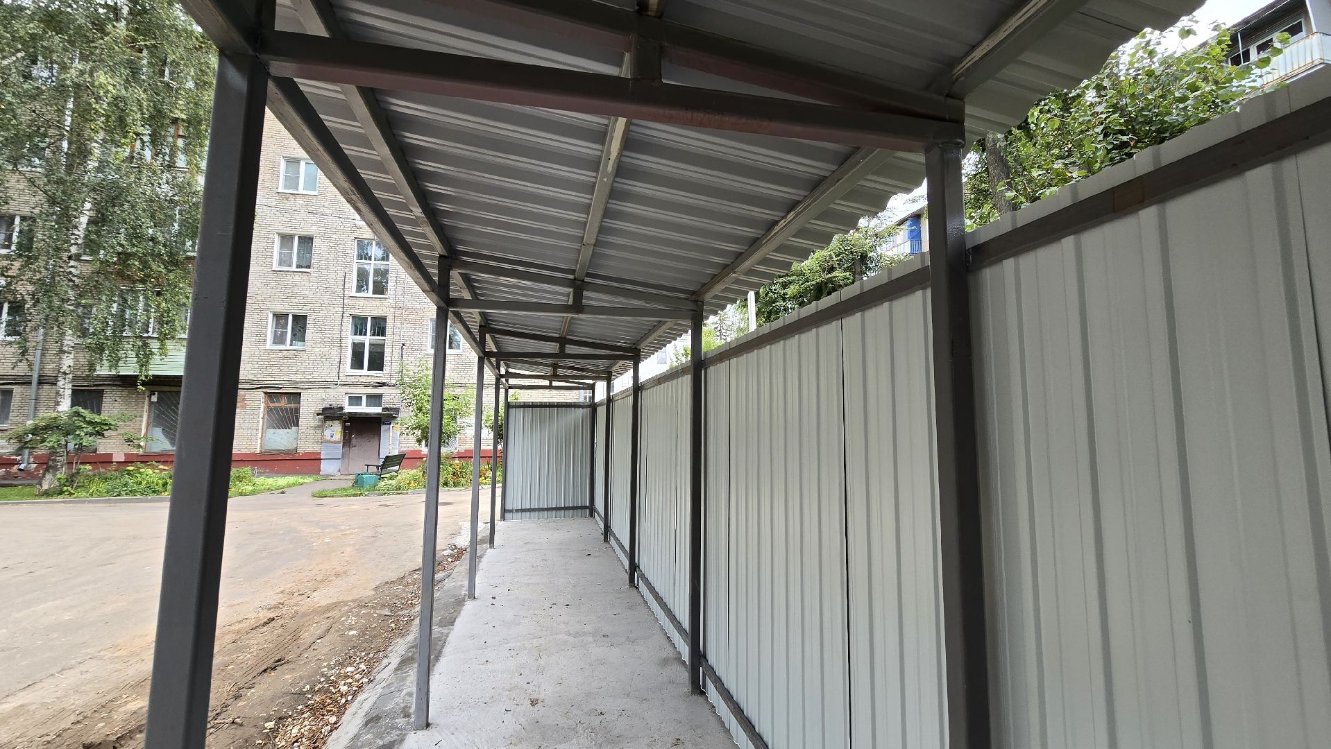 Коломна , модернизация контейнерных площадок,