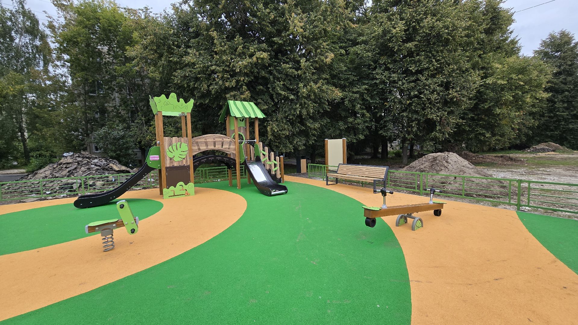 Коломна, модернизация детских игровых площадок, новая детская площадка,