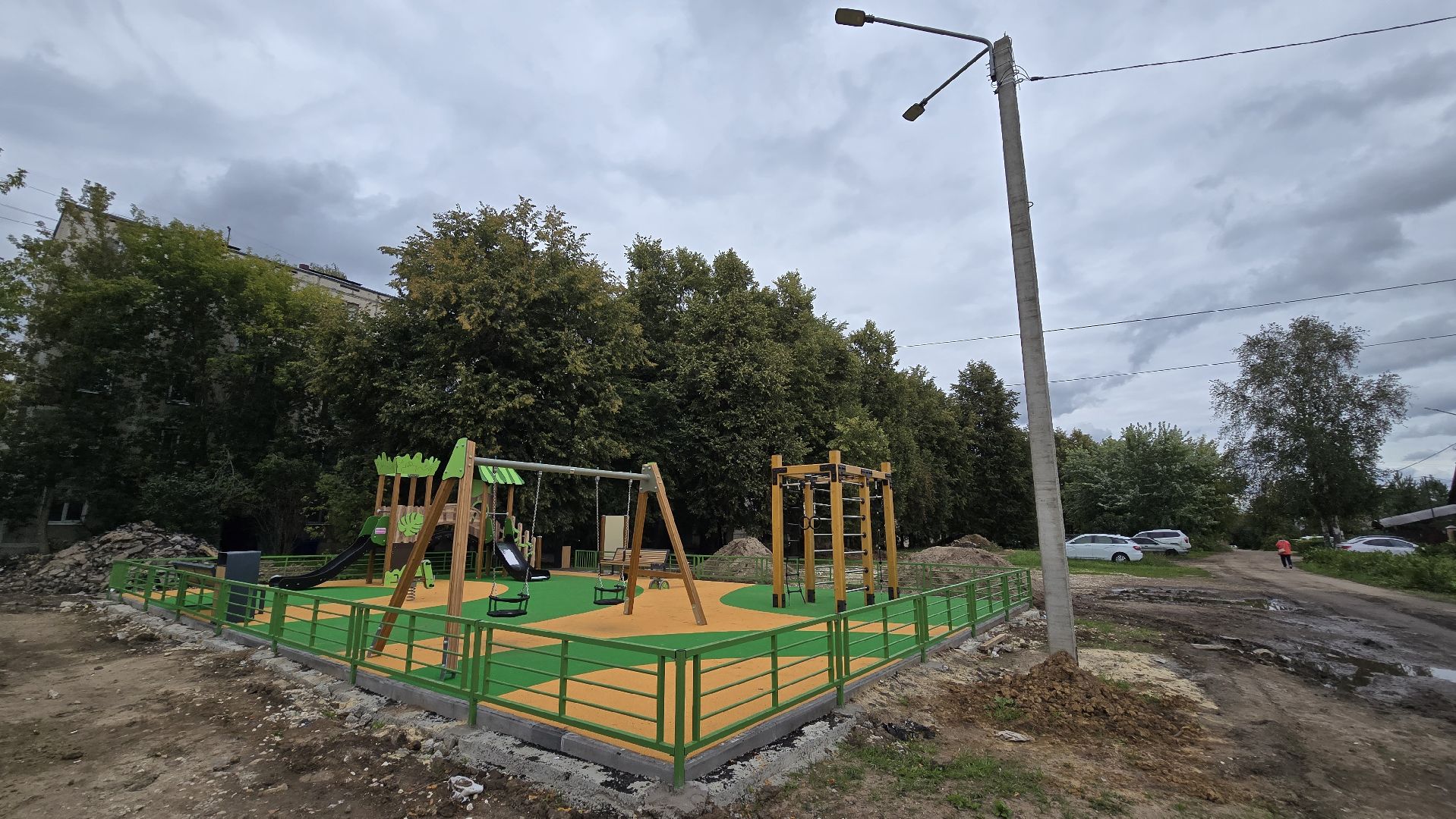 Коломна, модернизация детских игровых площадок, новая детская площадка,